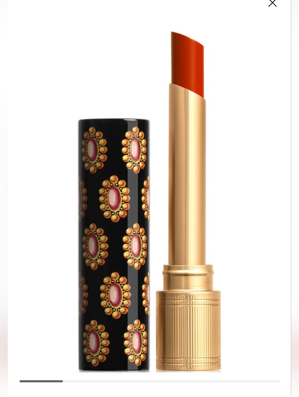 Gucci Rouge de Beauté Brillant Glow & Care Lipstick shade 515 Devotion